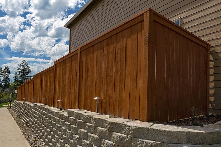 Light Up retaining wall