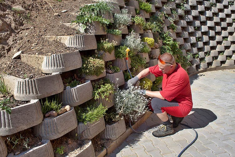 Living Wall retaining wall