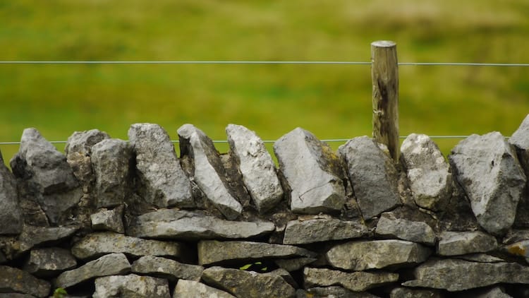 Mixed Stone retaining wall