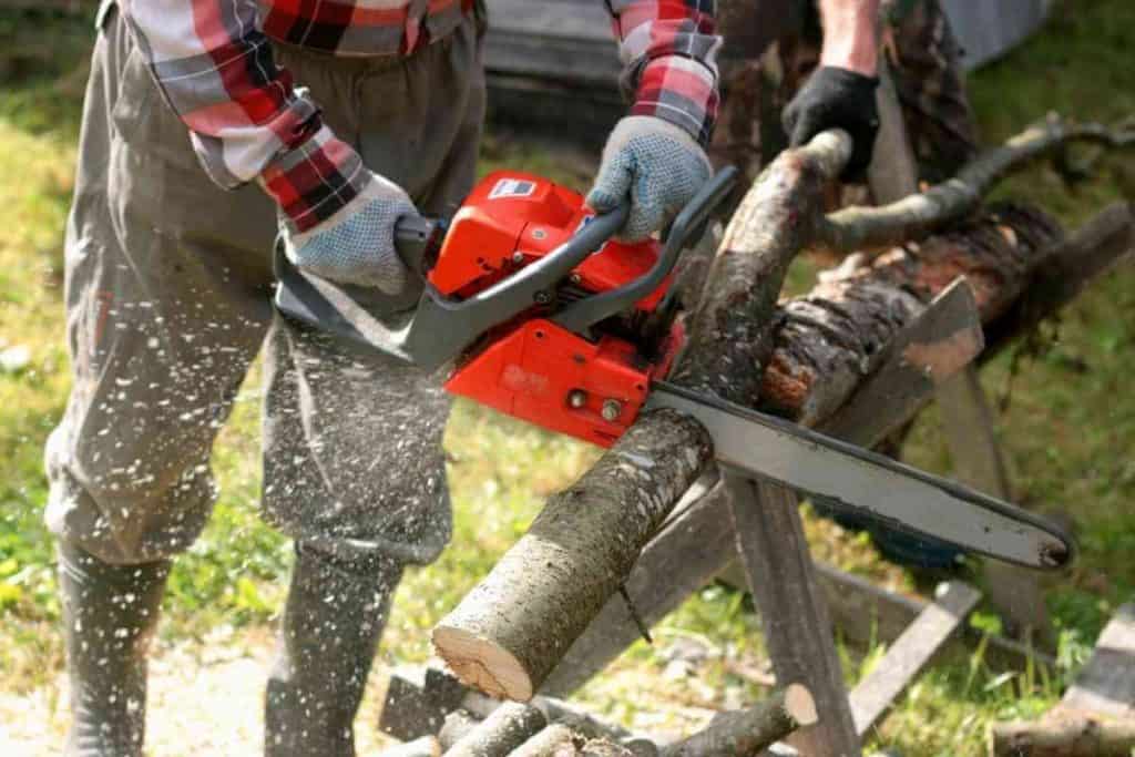 How To Cut Logs With A Chainsaw